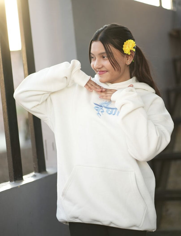 Krishna: The Stillness Within Chaos”Oversized Premium Soft Hoodie