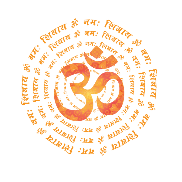 Om In Circle Normal size T-shirt