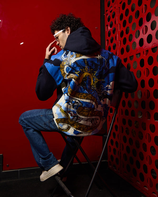Vasuki & Mahakaal Oversized Hoodie