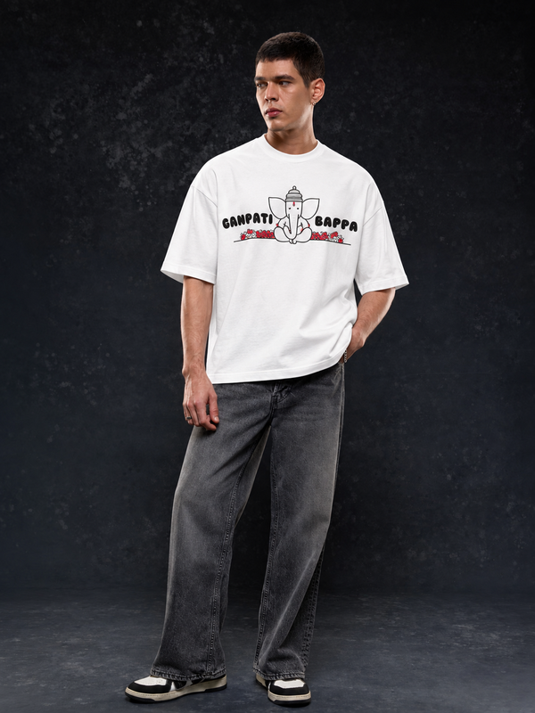 Ganpati Bappa Oversized T-shirt