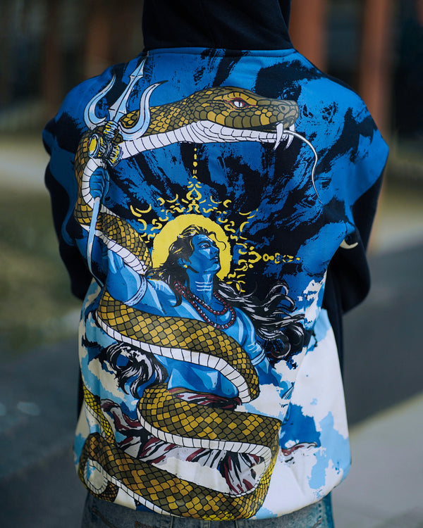 Vasuki & Mahakaal Oversized Hoodie