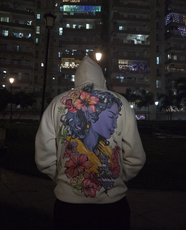 Krishna: The Stillness Within Chaos”Oversized Premium Soft Hoodie