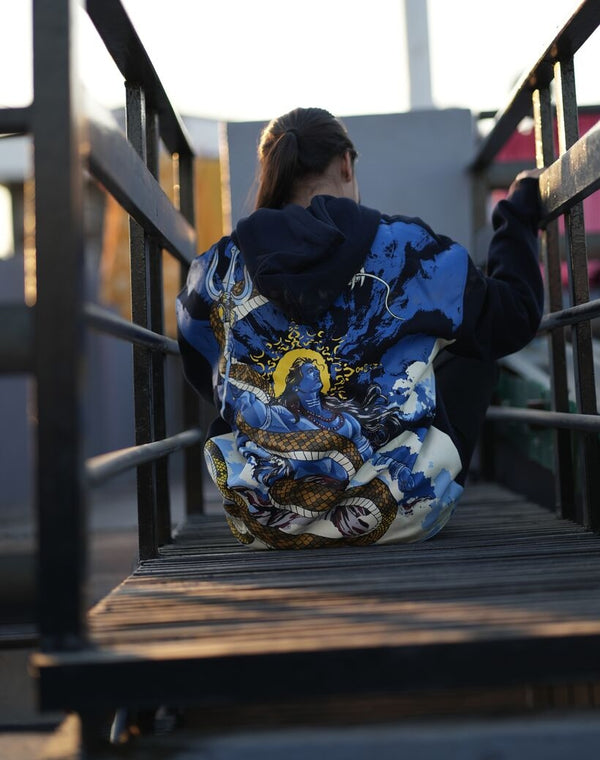 Vasuki & Mahakaal Oversized Hoodie