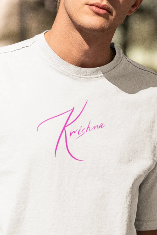 Krishna One Step At A Time Oversized T-shirt