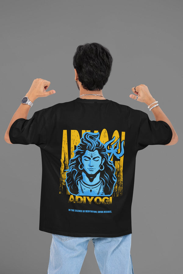 ADIYOGI Soft Cotton Spiritual Wear Oversized T-Shirt