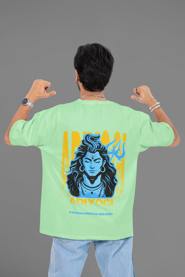 ADIYOGI Soft Cotton Spiritual Wear Oversized T-Shirt