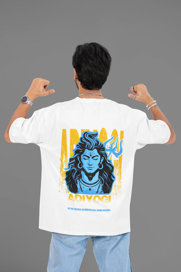 ADIYOGI Soft Cotton Spiritual Wear Oversized T-Shirt