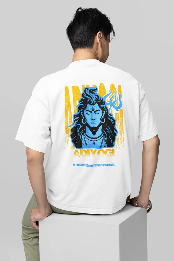 ADIYOGI Soft Cotton Spiritual Wear Oversized T-Shirt