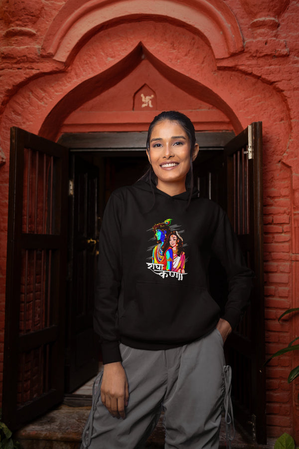 Radha Krishna Oversized Heavyweight Hoodie