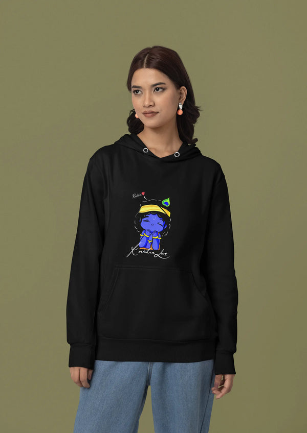 Cute Krishna Oversized Heavyweight Supreme Comfort Hoodie