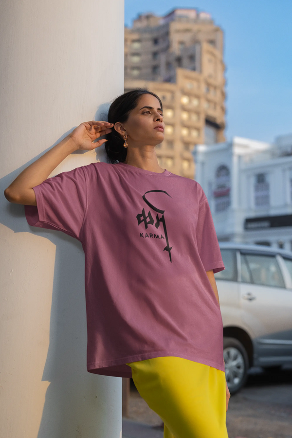 karmaUltra Soft 220 GSM Premium Cotton Oversized T-shirt