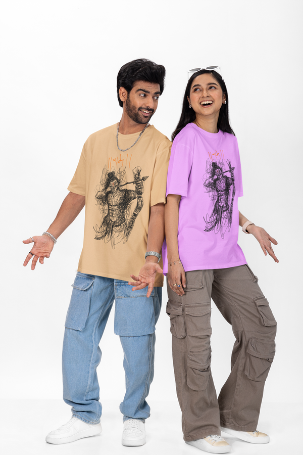 Lord Rama's Valor, Oversized T-shirt
