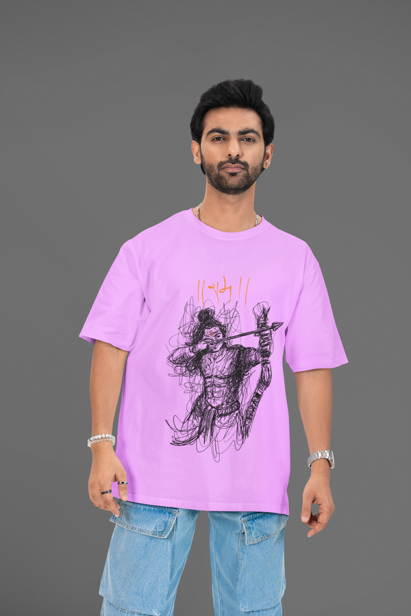 Lord Rama's Valor, Oversized T-shirt