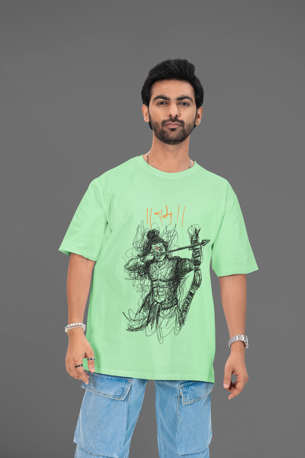 Lord Rama's Valor, Oversized T-shirt