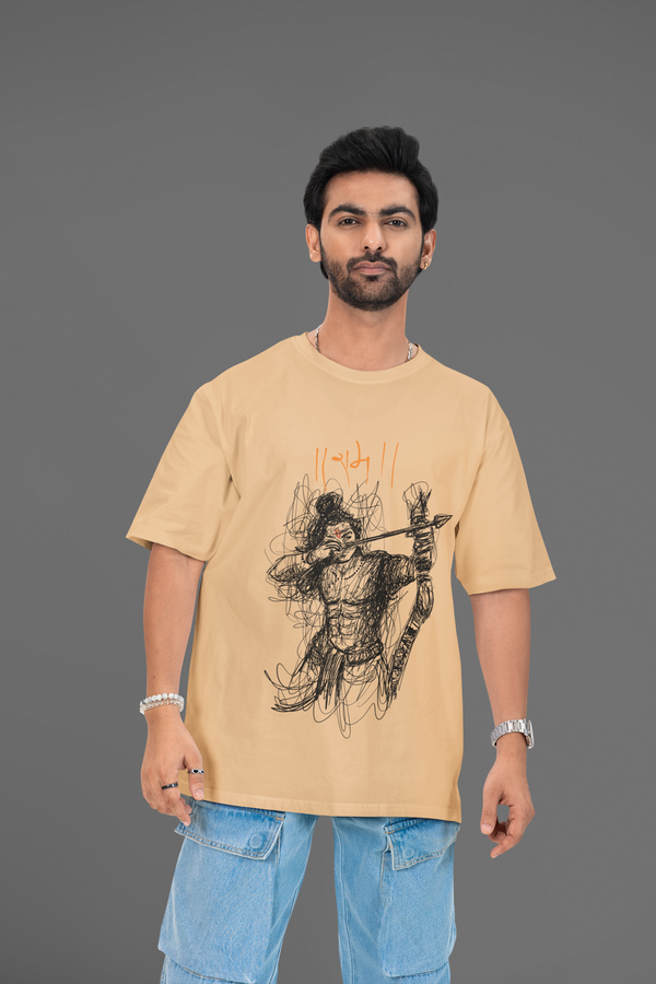 Lord Rama's Valor, Oversized T-shirt
