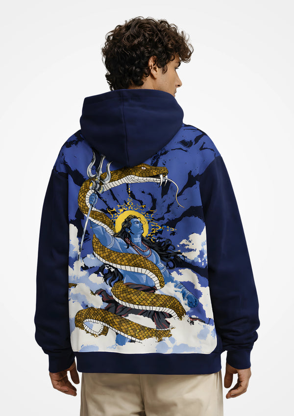 Vasuki & Mahakaal Oversized Premium Soft Hoodie