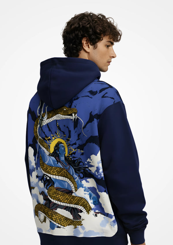 Vasuki & Mahakaal Oversized Premium Soft Hoodie