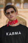 Karma Typography Oversized T-shirt