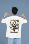Vakratunda Mahakaya" Soft Cotton Spiritual Wear Oversized T-Shirt