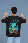 "Krishna Divine Vibe" Oversized T-Shirt – Soft Cotton Spiritual Wear