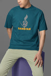 Om Sanatan Ultra Soft 220 GSM Premium Cotton Oversized T-shirt