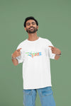 "Krishna Divine Vibe" Oversized T-Shirt – Soft Cotton Spiritual Wear
