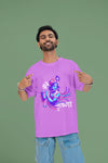 "Shree Krishna" Flute Edition Oversized T-Shirt – Soft Cotton Spiritual Wear