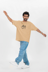 श्री गणेशाय नमः" Soft Cotton Spiritual Wear Oversized T-Shirt – White Edition