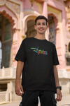 "Krishna Divine Vibe" Oversized T-Shirt – Soft Cotton Spiritual Wear